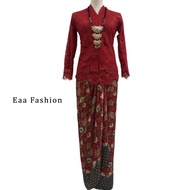NEW ARRIVAL Kebaya Lace with Pario | Merah Eaa Fashion