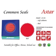 Astar/ Aplus  Common Seal 51mm 100pcs/Box / Common Seal / Red Seal/ Cop Merah/ Sticker Sijil