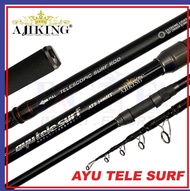 14'4ft Ajiking Ayu Tele Surf Fishing Rod Surf Portable Telescopic Rod Pantai