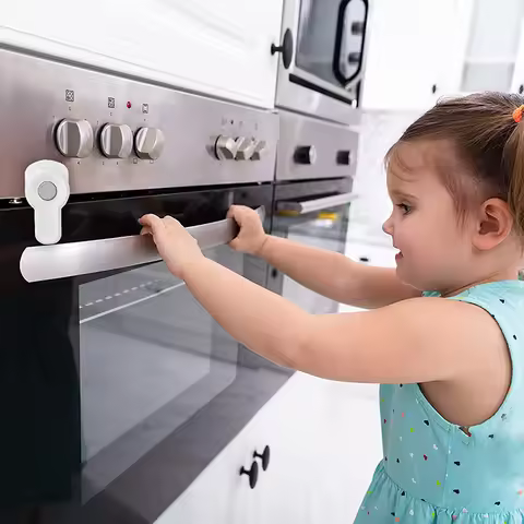 Oven Lock for Baby Prevent baby from playing with Oven Doors Kids safety Oven Door Stopper Oven Baby