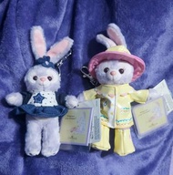 清位特價 香港迪士尼樂園 Duffy and Friends 星黛露  Stella Lou Stellalou 史黛拉 兔仔 露露 雨褸 雨衣 / 牛仔 牛仔裙 吊飾 掛飾 匙扣 掛件 Keycha