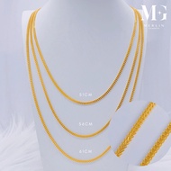 Merlin Goldsmith 22K 916 Gold Solid Box Chain (16GM+)