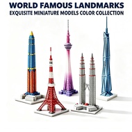 World Famous Landmark Miniature Model,KLCC Petronas Twin Towers,Merdeka 118,Eiffel Tower,Tokyo Tower