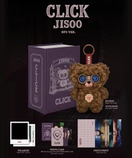 (K4特典) 全新未拆Jisoo Click NFC album熊仔掛件專輯 Blackpink官方小卡