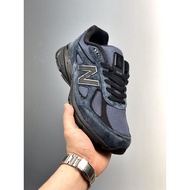 New balance 990v4 leisure sports shoes black blue outdoor sneakers M990VS4 Special Offer