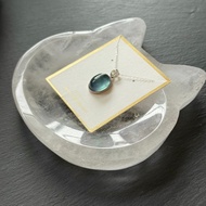 白托帕。魔鬼海藍寶吊墜