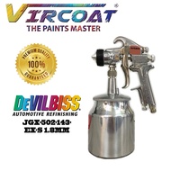 Devilbiss Japan High Atomizing Paint Suction Feed Spray Gun JGX-502-143-EX-S 1.8mm