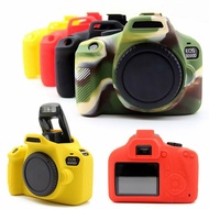 กระเป๋ากล้อง DSLR เคสผิวเกราะซิลิโคนสำหรับ Canon EOS 4000D 3000D T100กบฏ