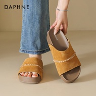 Daphne | Comfortable Leather Summer Sandal Slides