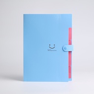 Map File Dokumen A4 5 Sekat Anti Air Warna Macaron Expanding File Organizer Document Map 5 Slot / Ma