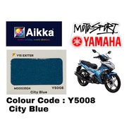 AIKKA YAMAHA Y15 EXCITER Y5008 / CITY BLUE / MOTORBIKE PAINT/ TOUCH UP PAINT/ DIY AEROSOL CAT SPRAY 