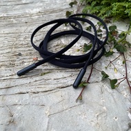 Rubber type hoodie strap, rubber jogger pants strap, 5 mm size, plastic aglet