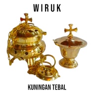 BRASS WIRUK TURIBED FOR/ INCENSE FOR CATHOLIC IMAM