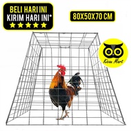 KICAU MART Sangkar Besi Kurung Ayam Kurungan Galvanis Piramida Pyramida Merek Sempati Kandang Besi K