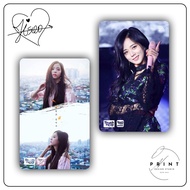 [2 SIDES] [BlackPink Jisoo], 2 sides ATM skin | Decorative ATM Card Sticker, Apartment Card - Waterp