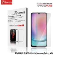 Samsung A24 - COPPER TEMPERED GLASS FULL CLEAR