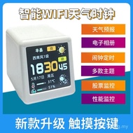 Temperature Humidity Small TV Weather Station Study Black White Time Smart Desktop Computer Simple C