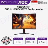 AOC CQ32G4 31.5" QHD 2K 180HZ CURVED Gaming Monitor