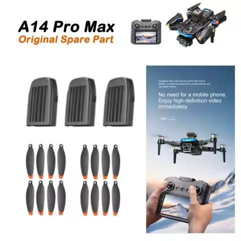 A14 Pro Max Drone Original Spare Part A14PRO MAX Battery / Propeller Blade Maple Leaf Part Accessory