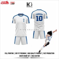 SETELAN JERSEY ANIME  TSUBASA COSPLAY BOLA FULL PRINTING GRATIS NAMESET