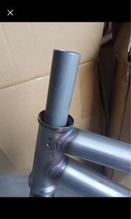 Bmx frame with fork,no paint..