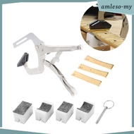 [AmlesoMY] Guitar Bass Fingerboard Fret Press Insert Tool 3Pcs Fret Press Caul Inserts 4pcs Cauls