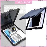 NAV File Storage Case with File Clipboard Waterproof File Folder Office File Box