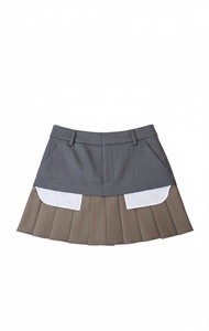 Pania Double Layer Skirt in Hard wood แพนญากระโปรงสองชั้นสีฮาร์ดวู้ด