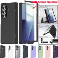 For Samsung Galaxy Z Fold 7 5G Shockproof Hinge PC Case Screen Protector Cover