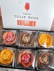 現貨 🥰情人節💘last call日本直送 | 6件裝Tokyo Tulip Rose 鬱金香玫瑰朱古力禮盒送原裝靚紙袋🛍️