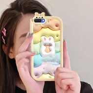 HP Phone Case for OPPO A3s A12E A5 2018 A52 A92 A72 Realme C1 Realme 2 Case Rainbow Cartoon Cases Li