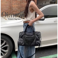 【Dihantar dari Malaysia】Rivet motorcycle bag ABG hot girl bag high-quality large-capacity one-should