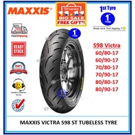 MAXXIS VICTRA S98 F1 60/80 , 60/90,  70/80 , 70/90 , 80/90 TUBELESS TYRE TAYAR (100% ORIGINAL MAXXIS) (MAXXIS) (CORSA)