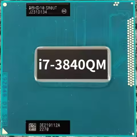 i7-3840QM 2.8GHz 4 Core 8 Thread 8M 45W i7 3840QM Computer CPU Processor Server Socket G2 / RPGA988B