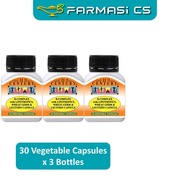 21st Century B-Complex EXP:07/2027 with Lipotropics, Wheat Germ & Lecithin 30 Vegetable Capsules x 3