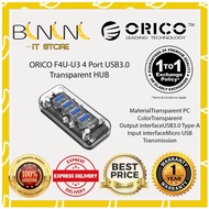 ORICO F4U-U3 4 Port USB3.0 Transparent HUB