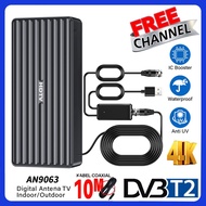 4K Indoor Digital TV Antenna with DVB-T2 Signal Booster, Digital Antenna Outdoor TV Antenna