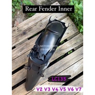100% Original LC135 V2 V3 V4 V5 V6 V7 Rear Fender Inner / Inner Muguard Belakang / Inner Ekor