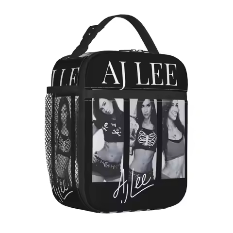 Insulated Lunch Box AJ Lee Girl Strong Wrestling Accessories Lunch Food Box New Thermal Cooler Bento