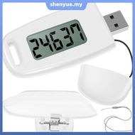 3D Pedometer Accurate Step Counter Reusable Step Tracker Portable Walking Step Counter with Backligh