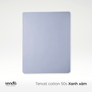 Ga giường 1m6 1m8 Lụa Tencel Cotton Sen Đá Home Bedding cao cấp trơn màu drap bo chun trải nệm ra đệ