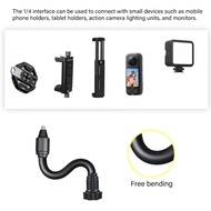 20 31 41 51cm 17mm Head Socket to 1 4 Screw Adapter Rod Mount Car Vent Phone Tripod Holder Action Ca