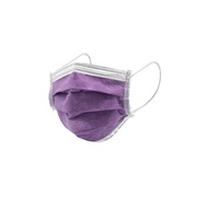 宏瑋醫療口罩 多款單色彩口罩 一般醫療口罩 （50入/盒）_成人-桔梗紫_廠商直送
