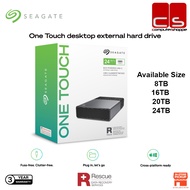 Seagate One Touch Desktop External Hard Drive - 8TB | 16TB | 20TB | 24TB