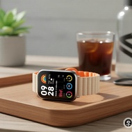 Magnetic Buckle Silicone Band for Mi Band 8 Pro & Redmi Watch 4 - Quick Fit Smart Wristband, Running