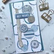 祝福卡片/萬用卡片/手工卡片_best wishes 藍
