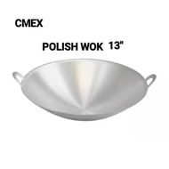 13Inch GSL double handle Aluminium Cooking Wok /Kuali Aluminium dua tangkai/Aluminium Wok