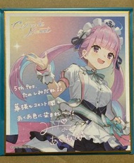 [現貨] Hololive 湊あくあ 5th Fes 色紙 (湊阿庫婭)