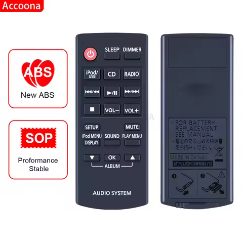 Remote Control For Panasonic N2QAYC000077 N2QAYC000079 SC-HC28 SC-HC28DB SC-HC28EG-K Micro Compact S