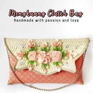 ⚡Abbyy Iman Mengkuang Clutch Bag Exclusive Handmade Beg Tangan Mengkuang
